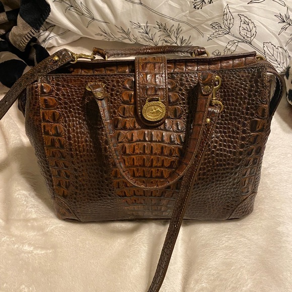 Brown leather Brahmin bag